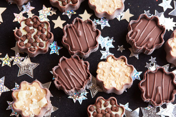 delicious chocolate candies