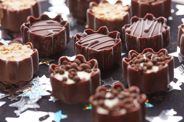 delicious chocolate candies