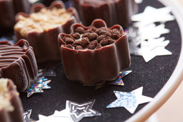 delicious chocolate candies