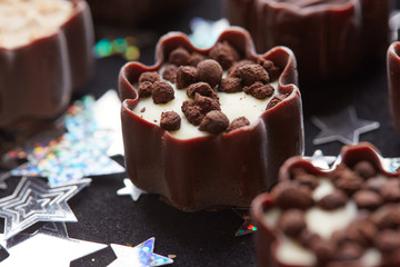 delicious chocolate candies