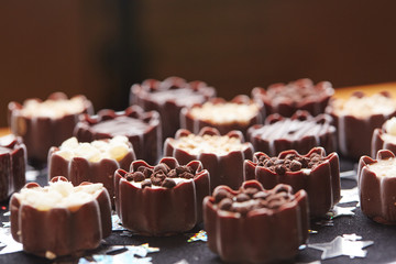 delicious chocolate candies