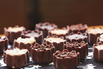 delicious chocolate candies