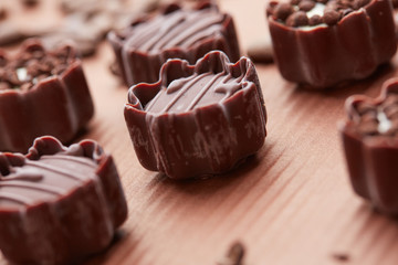 delicious chocolate candies