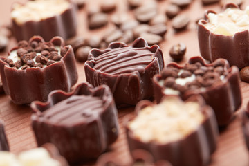 delicious chocolate candies