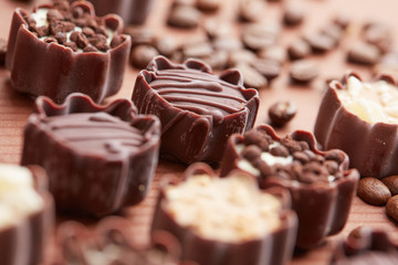 delicious chocolate candies