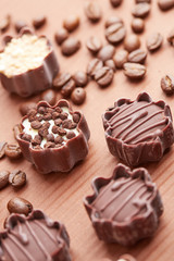 delicious chocolate candies