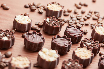 delicious chocolate candies