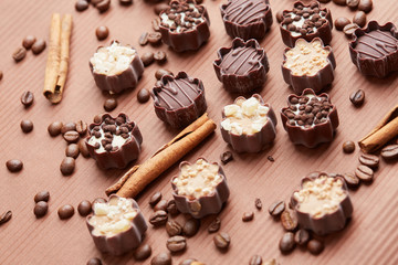 delicious chocolate candies