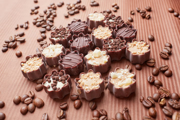delicious chocolate candies