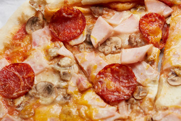 pizza close up
