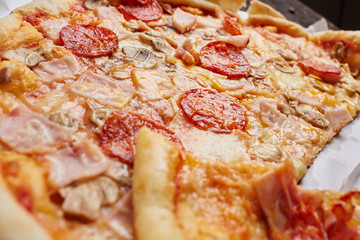 pizza close up