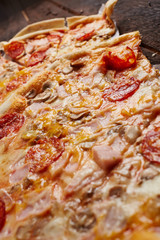 pizza close up
