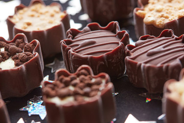 delicious chocolate candies