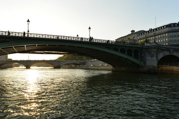 Fototapeta na wymiar Paris and Seine river 