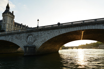 Fototapeta premium Paris and Seine river 