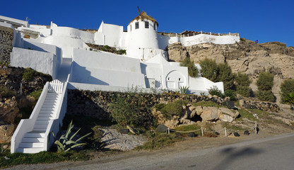 traditional greece village vlichada on santorini