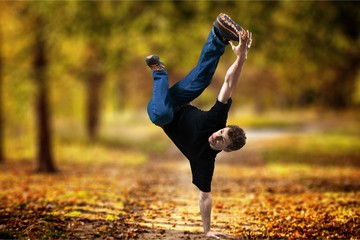 Breakdancing.