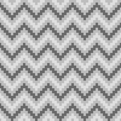 Grey Chevron Seamless Pattern - 96801894