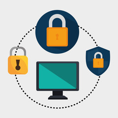 Security System and technologies graphic design