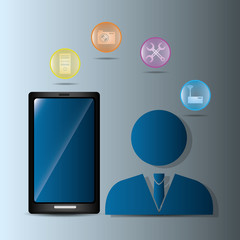 Security System and technologies graphic design