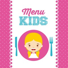 kids menu design 