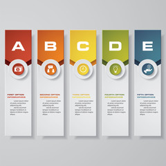 Design clean number banners template/graphic or website layout. Vector.