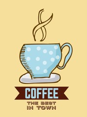 delicious coffee design 