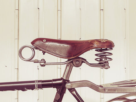 Old bicycle (vintage effect style)