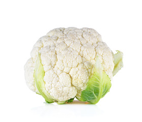 Cauliflower isolated on white background