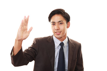 笑顔のビジネスマン