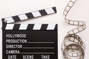 Clapper for the film
