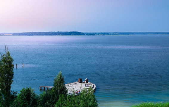 Fleesensee an der Mecklenburgischen Seenplatte