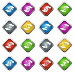 Protecting hands icon