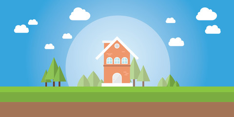 Naklejka premium home or house insurance and protection concept