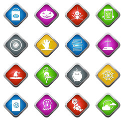 Set of halloween icons