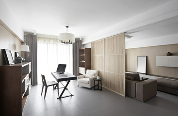 Naklejka na ściany i meble Elegant and comfortable home interior 