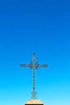  catholic     abstract  cross in italy  background