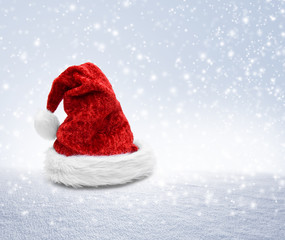 Nikolausmütze im Schnee