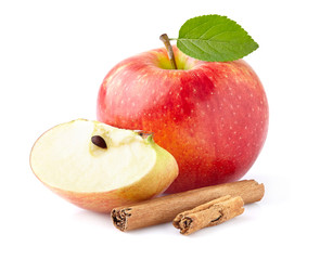 Apple with cinnamon