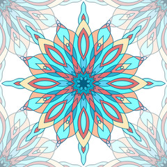Seamless texture with a pattern of mandalas for your creativity