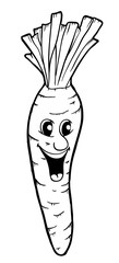 Carrot with smile