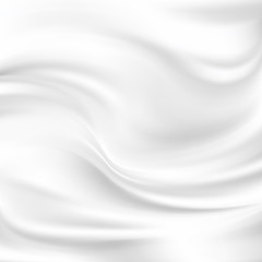 Obraz premium Abstract Vector Texture, White Silk