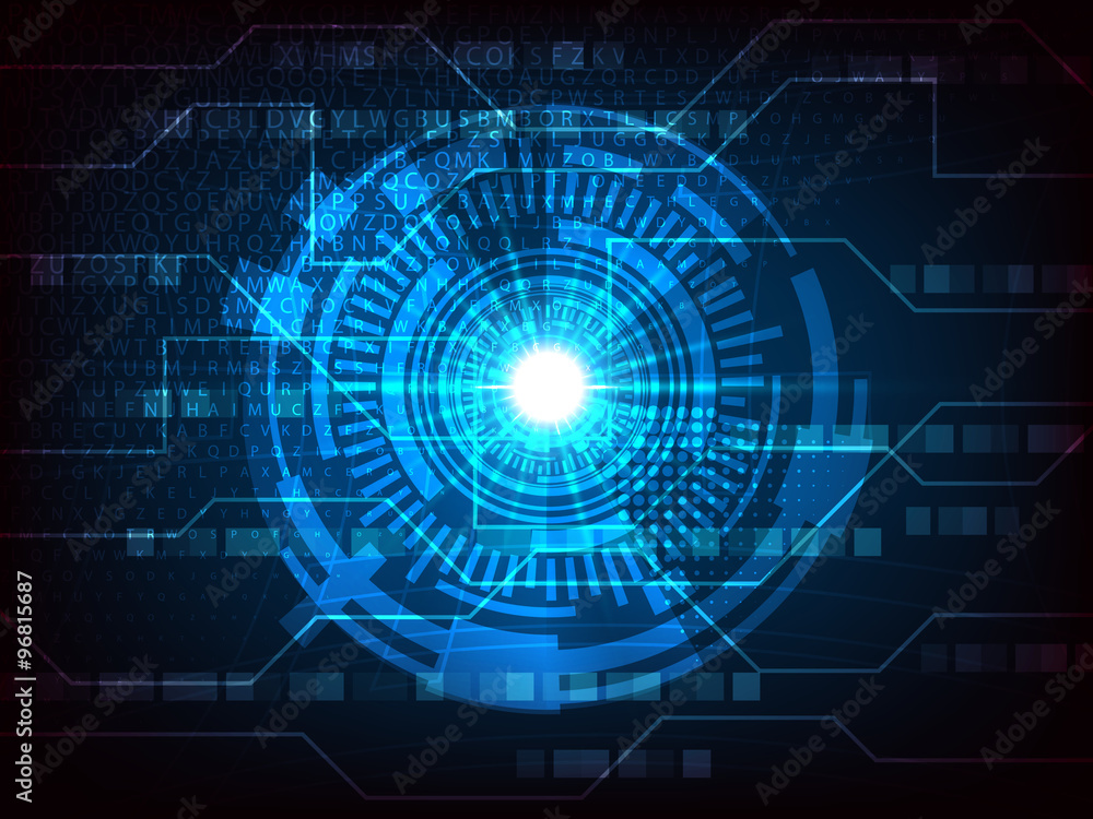 Poster abstract varicolored vector hi speed internet technology background
