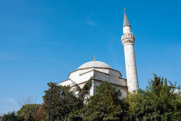 Fototapeta na wymiar The small Firuz Aga Mosque in Istanbul, Turkey