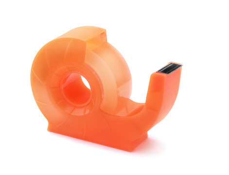 Adhesive tape dispenser isolated
