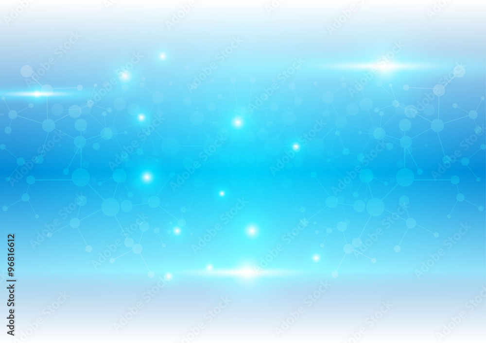 Aufkleber abstract network connection technology background