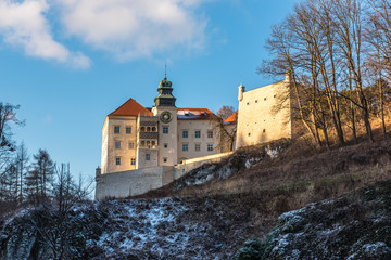 Castle Pieskowa Skala near Krakow, Poland - obrazy, fototapety, plakaty