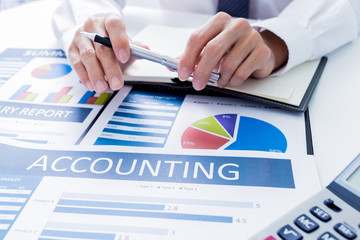 Man Analysis Business Accounting