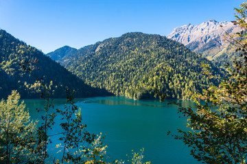 Lake Ritsa, Abkhazia.