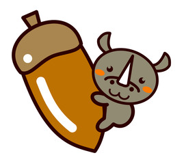 どんぐりと動物シリーズ